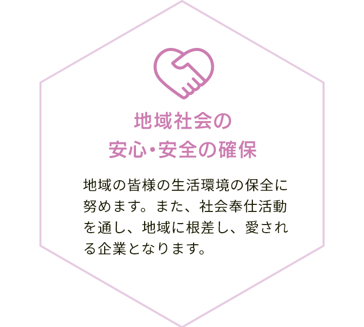 地域社会の安心安全の確保